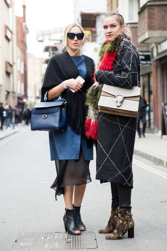 Street Style at London Fashion Week Fall 2016 | POPSUGAR Fashion