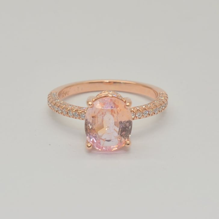 padparadscha engagement rings