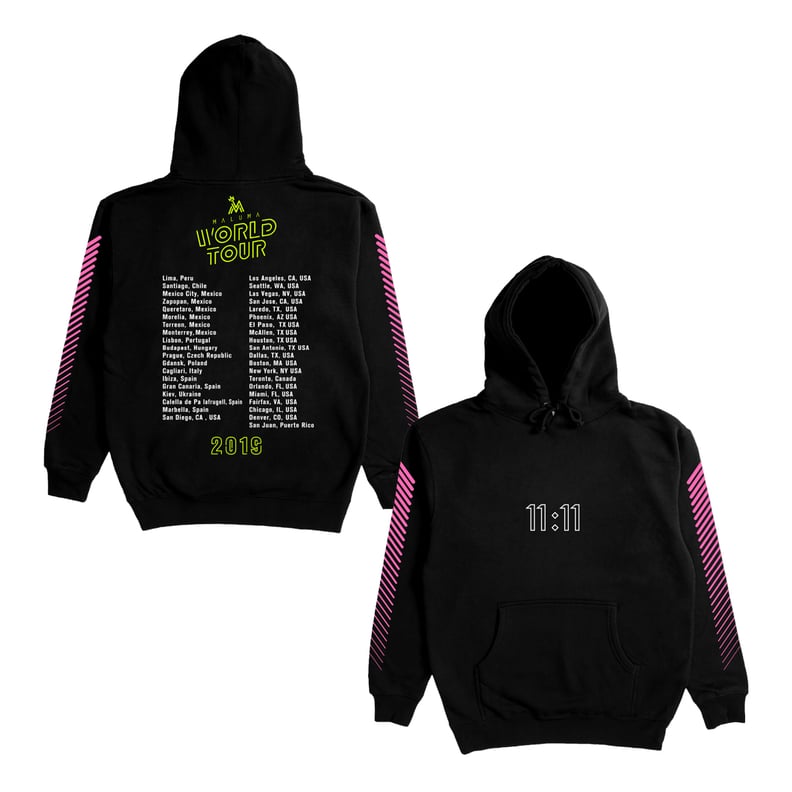 Maluma World Tour Dateback Hoodie