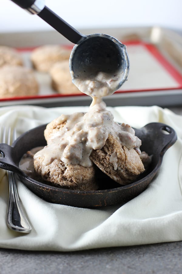 Skinny Biscuits and Gravy Healthy Biscuit Recipes POPSUGAR Fitness