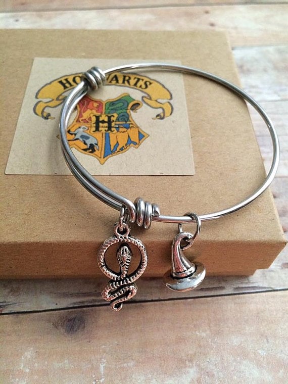Sorting Hat and Snake Charm Bracelet