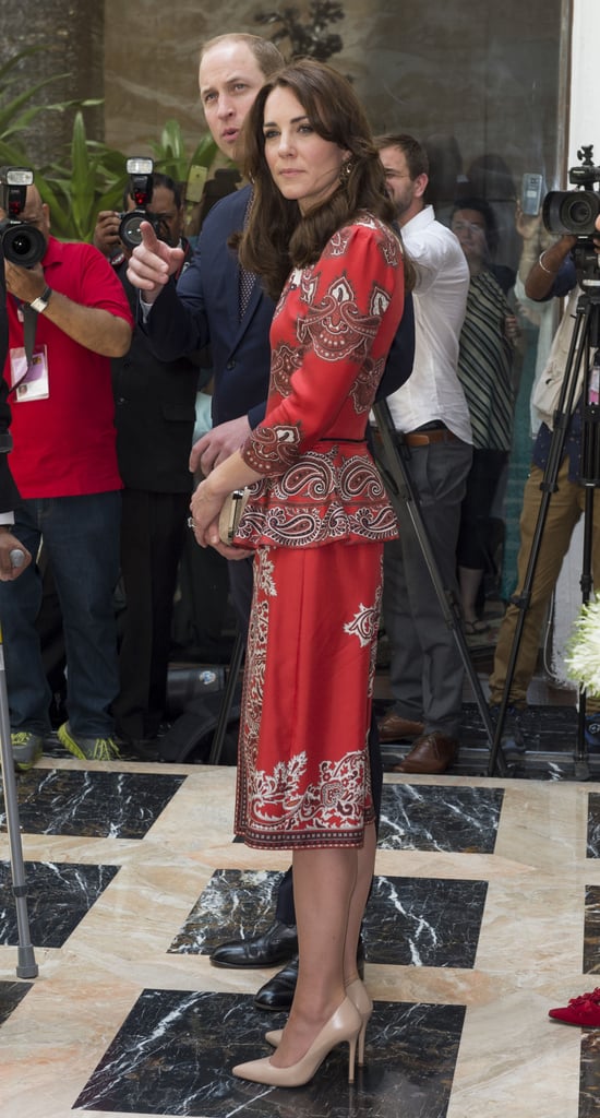 Kate Middleton Wears Alexander McQueen Dress in Mumbai ...