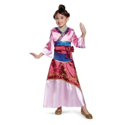 Kids' Deluxe Disney Princess Mulan Halloween Costume