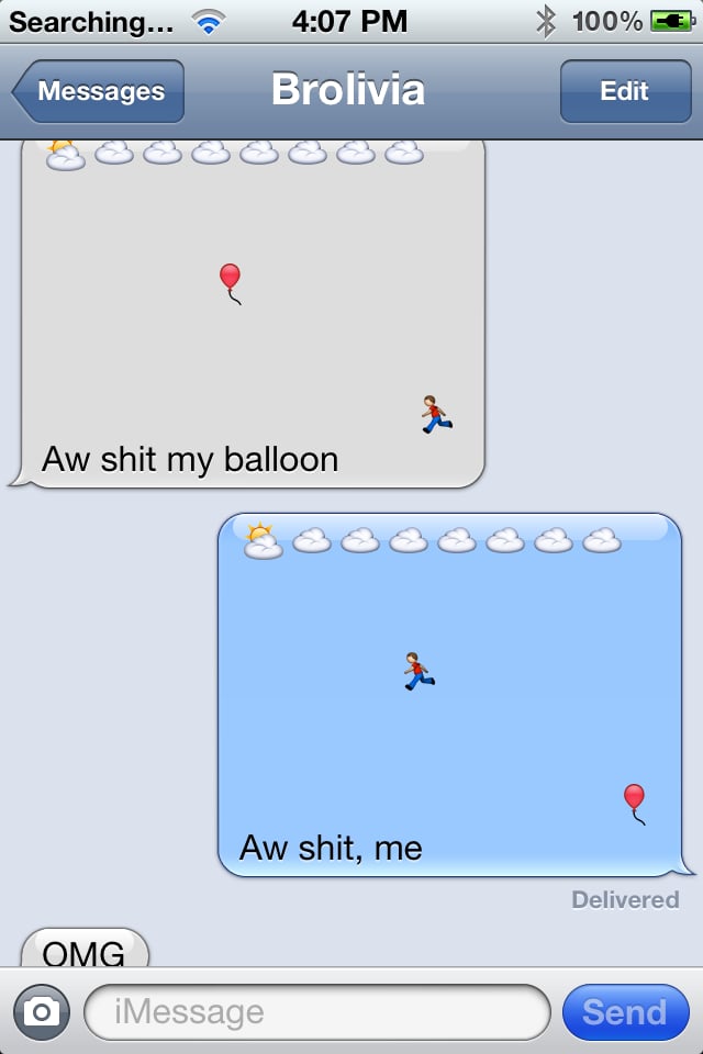 funny emoji conversations