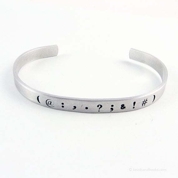 Punctuation Cuff