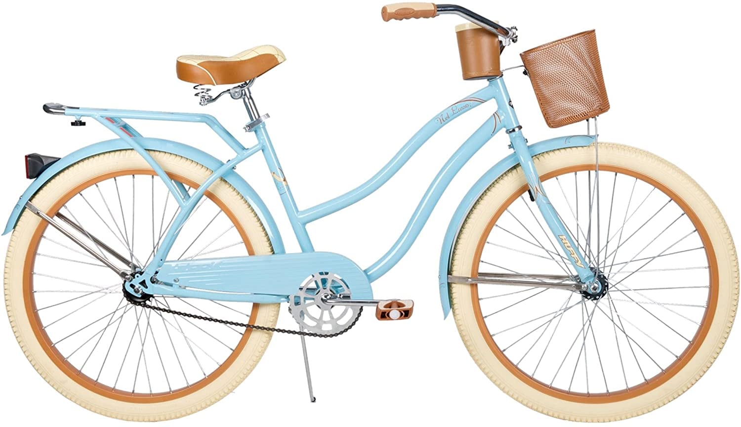 Huffy Nel Lusso Classic Cruiser Bike With Perfect Fit Frame