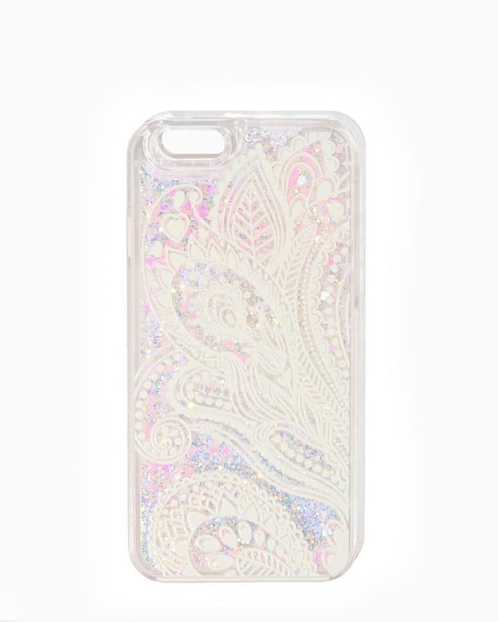 Charming charlie Glittery Paisley iPhone 6/6 Plus Case ($15)