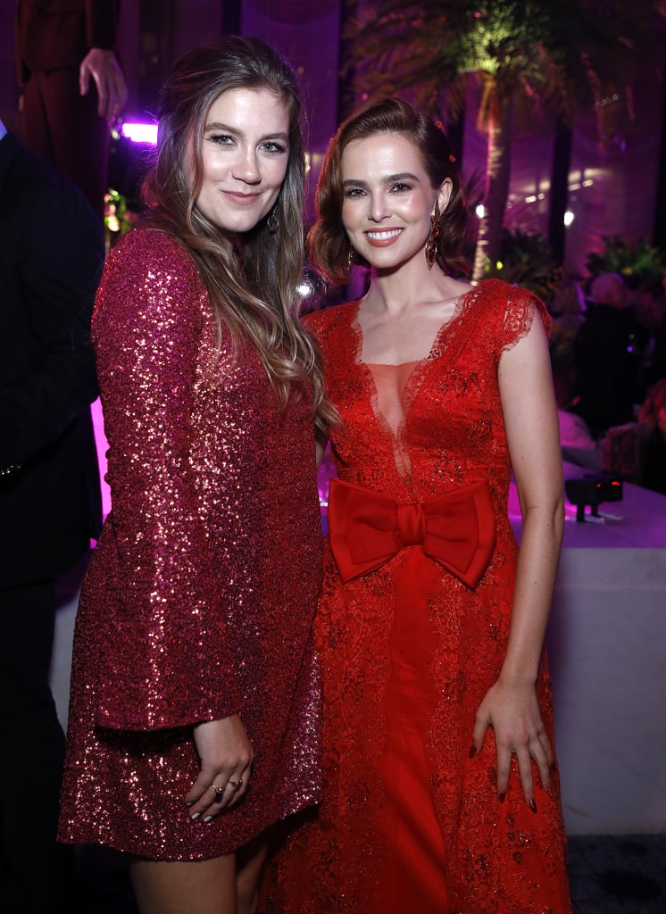 Laura Dreyfuss and Zoey Deutch at The Politician Premiere