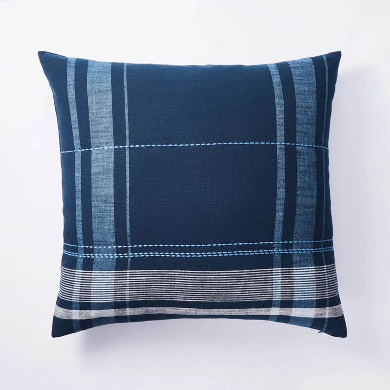 Yarn Dye Plaid Throw Pillow