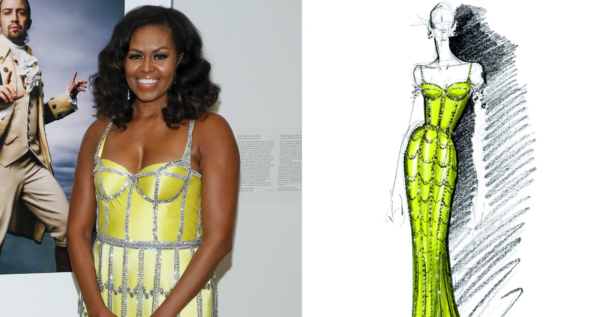 michelle obama's yellow dress