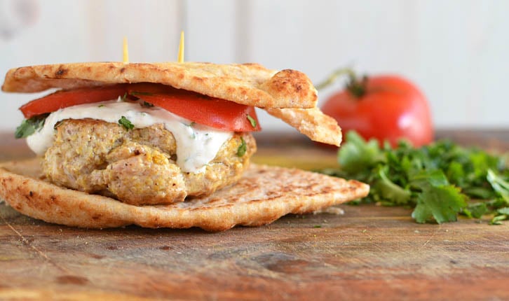 Tandoori-Style Chicken Burgers