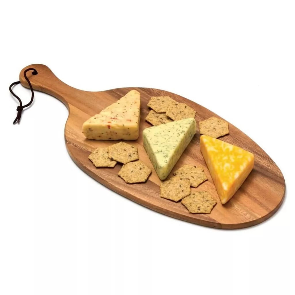 Decorative Acacia Wood Oblong-Shaped Paddle Board