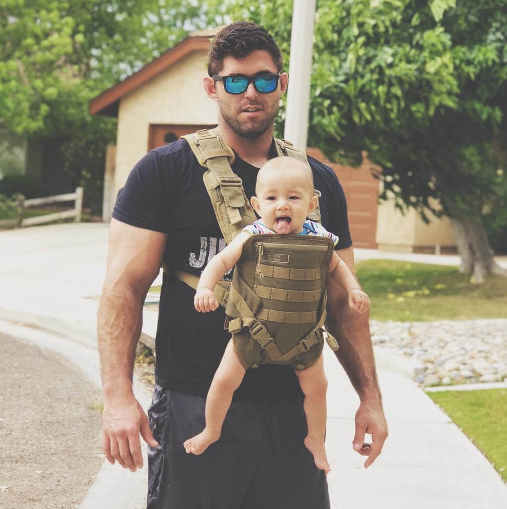 Dads Wearing Babies in Carriers POPSUGAR Family 