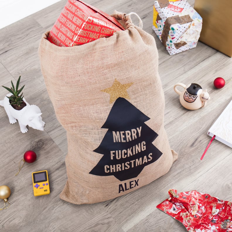 Personalised Merry F*cking Christmas Sack