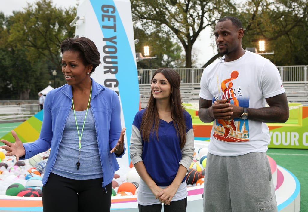 Celebrating Worldwide Day of Play in 2011 with another famous athlete . . . Lebron James.