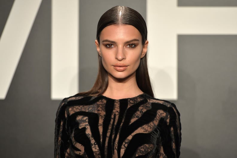 LOS ANGELES, CA - FEBRUARY 20:  Model/actress Emily Ratajkowski, wearing TOM FORD, attends the TOM FORD Autumn/Winter 2015 Womenswear Collection Presentation at Milk Studios in Los Angeles on February 20, 2015.  (Photo by Charley Gallay/Getty Images for T