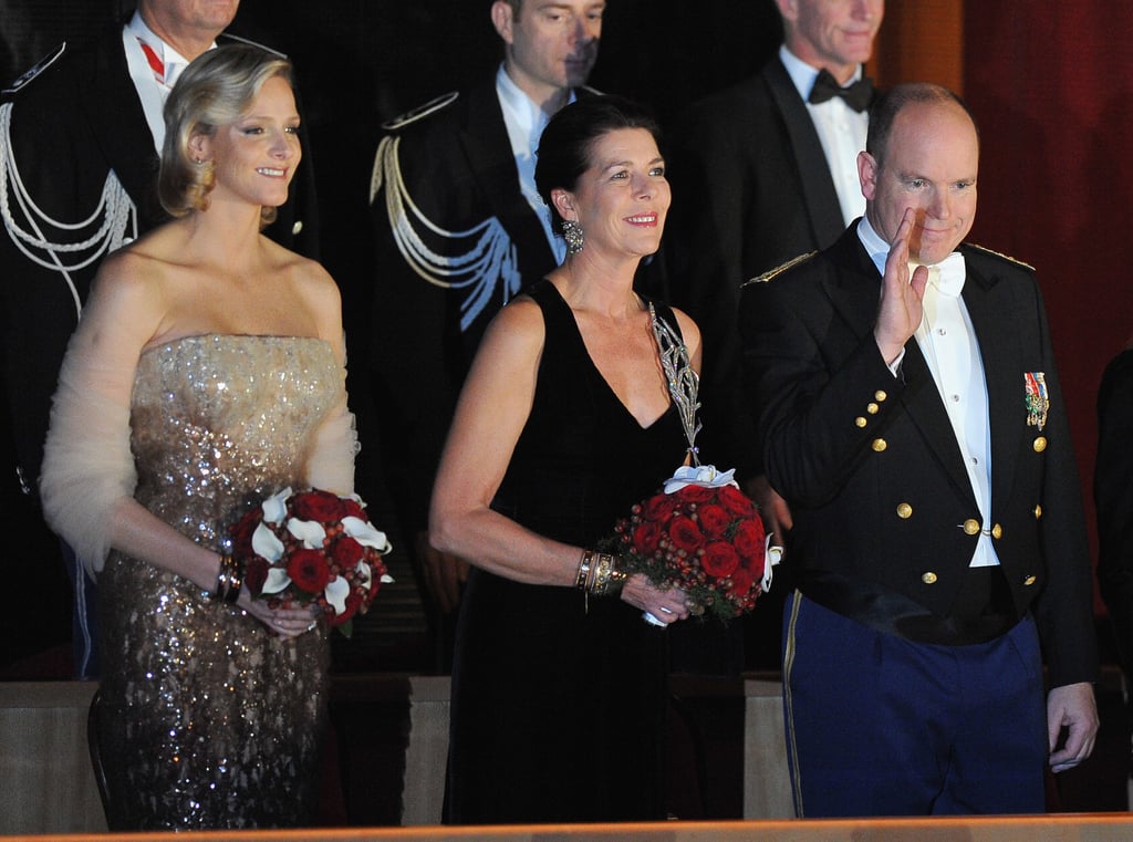 Princess Charlene, Princess Caroline of Hanover, and Prince Albert II of Monaco attended the Monaco National Day Gala concert in November 2010.
Source: Getty / Pascal Le Segretain