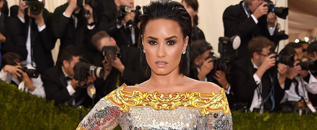 Demi Lovato Moschino Dress at Met Gala 2016