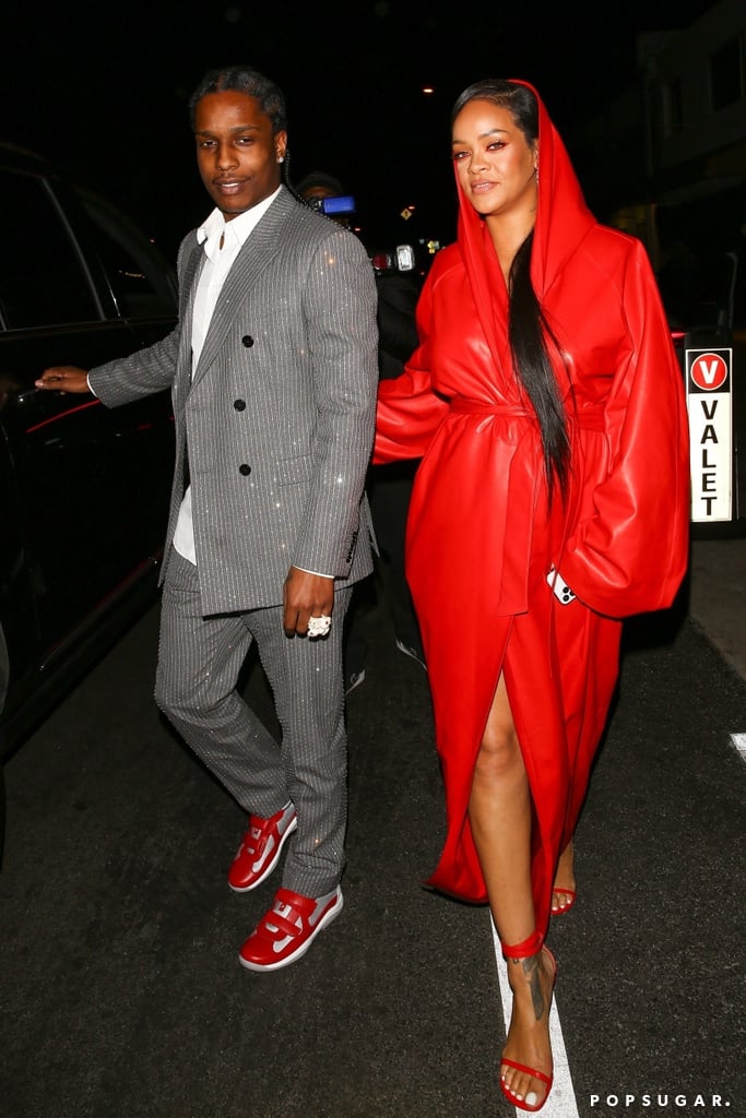 Rihanna and A$AP Rocky Out to Dinner in Santa Monica