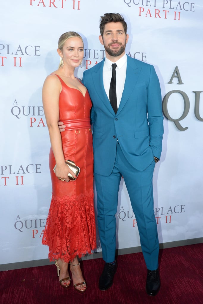 Emily Blunt and John Krasinski at A Quiet Place 2 Premiere