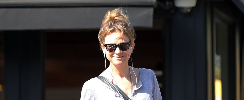 Renee Zellweger Happy Leaving the Gym