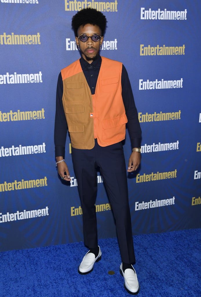 Darrell Britt-Gibson at EW's 2020 SAG Awards Preparty