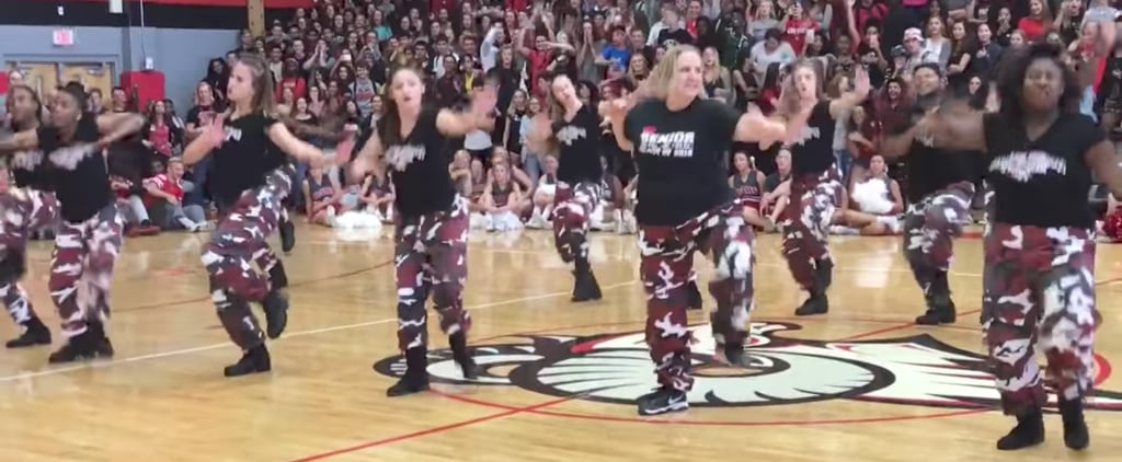 High School Principal Joins in Step Team's Performance