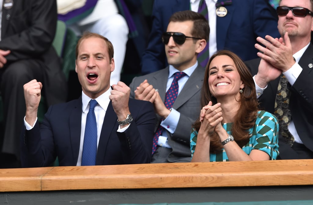 Prince William and Kate Middleton got animated.