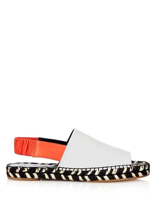 Proenza Schouler Slingback Leather Espadrilles ($472)