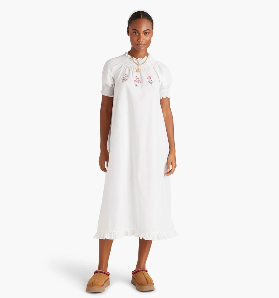 The Ultimate Nightgown: Hill House Home The Caroline Nap Dress — White/Embroidery
