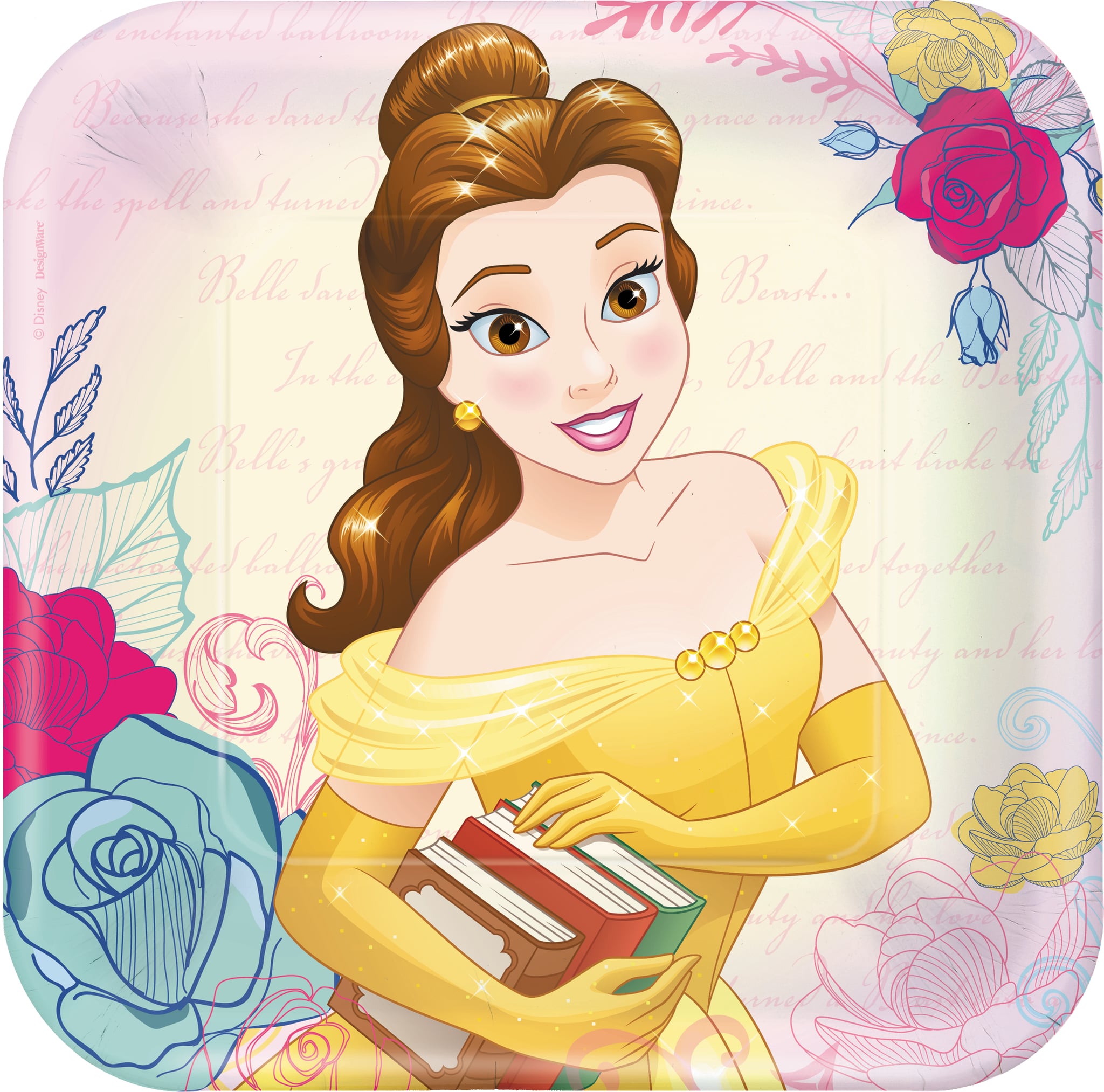 Beauty And The Beast Plates Enchanting Beauty And The Beast Birthday Party Decorations For The Ultimate Disney Bash Popsugar Family Photo 32