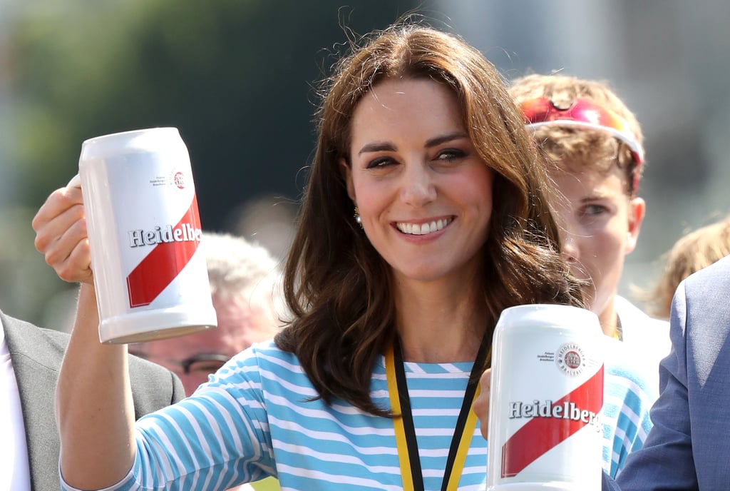 Kate Middleton and Prince William Drinking Beer in Germany
