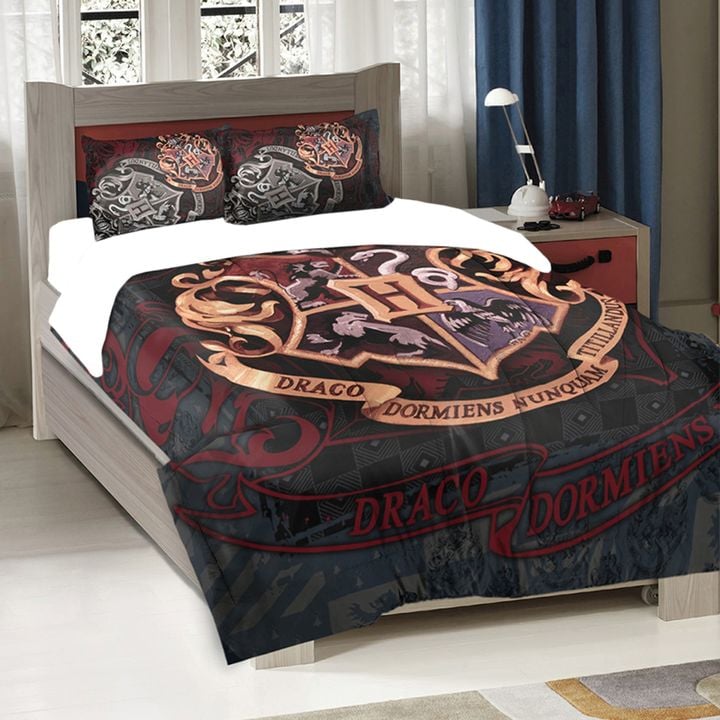 Hogwarts Crest Bedding Set Cosy Harry Potter Gifts For Kids