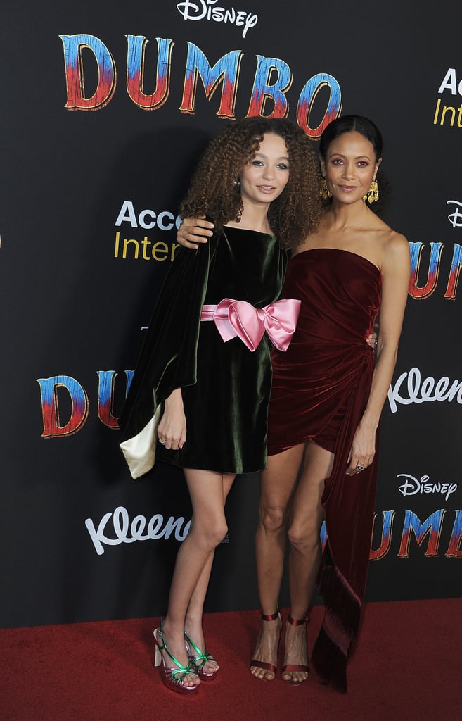 Thandie Newton and Her Family at the Dumbo Premiere in LA