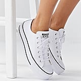 converse one star polka dot platform sneaker