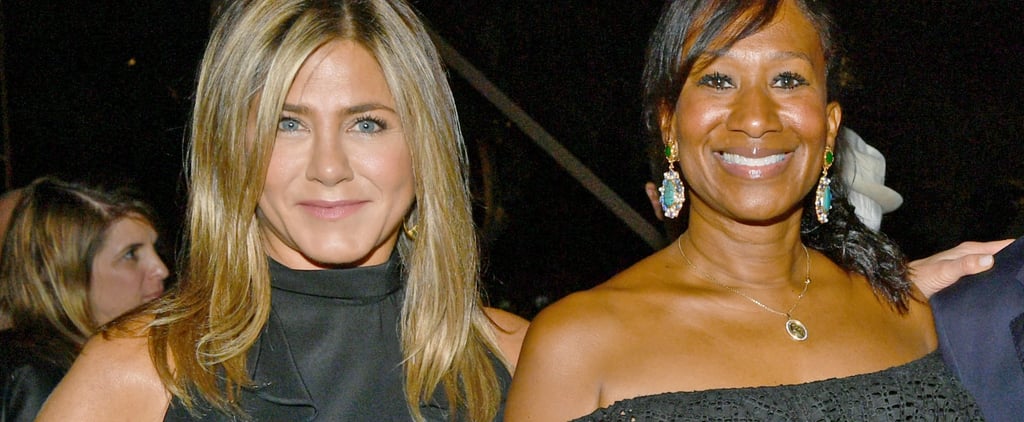Jennifer Aniston Wearing Black at Emmys Party