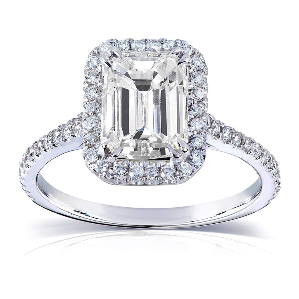 Le Lourve Emereld Cut Engagement Ring