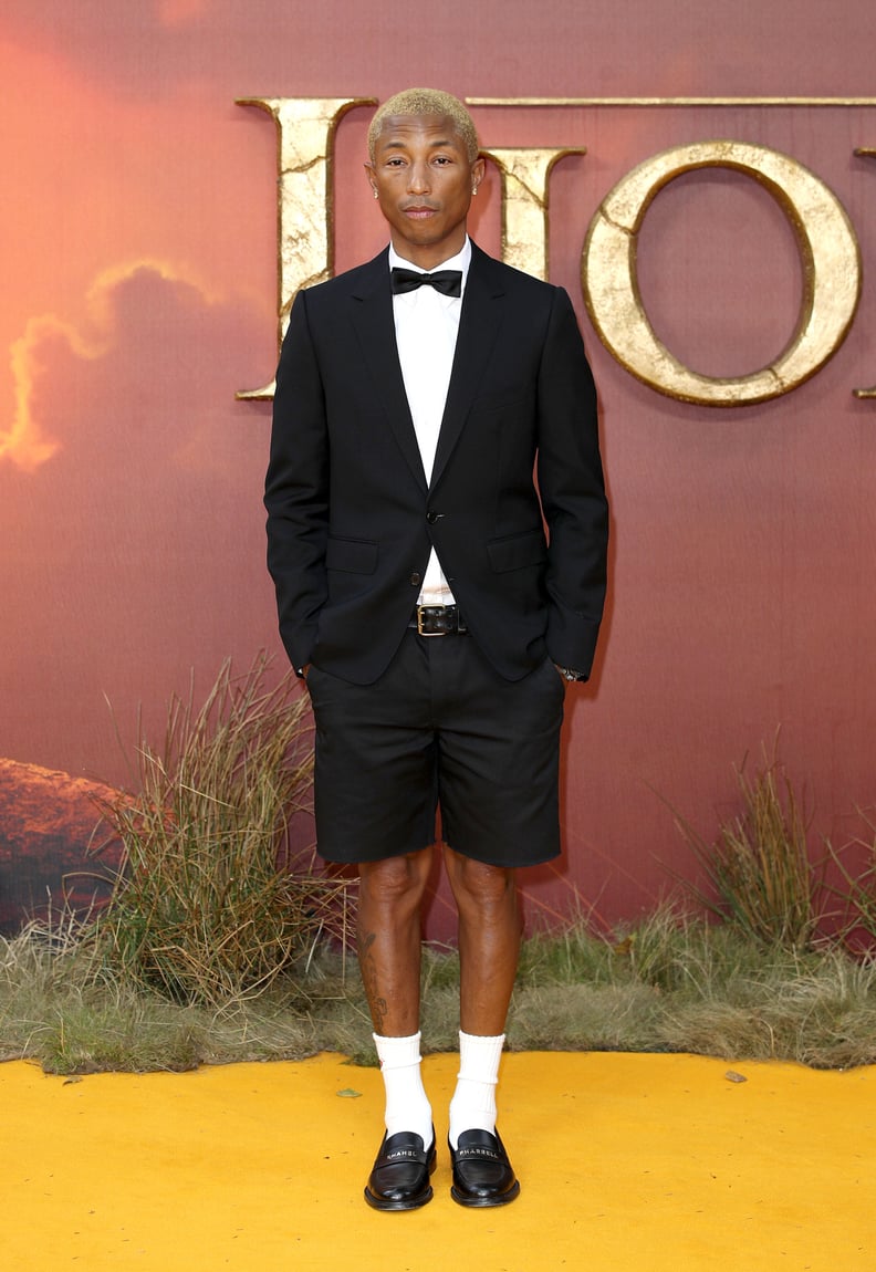 Pharrell Williams at the Lion King Premiere in London