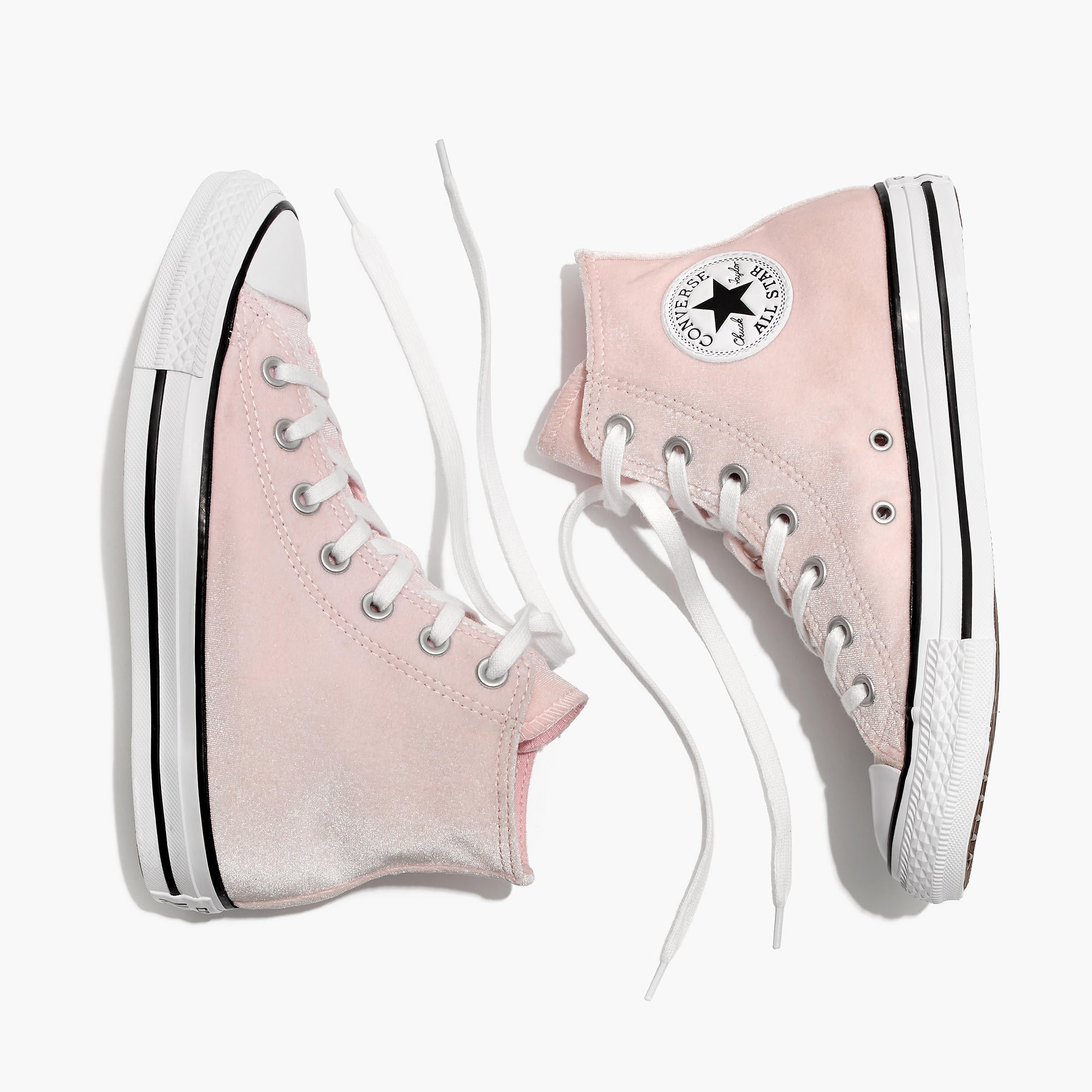 all white converse madewell