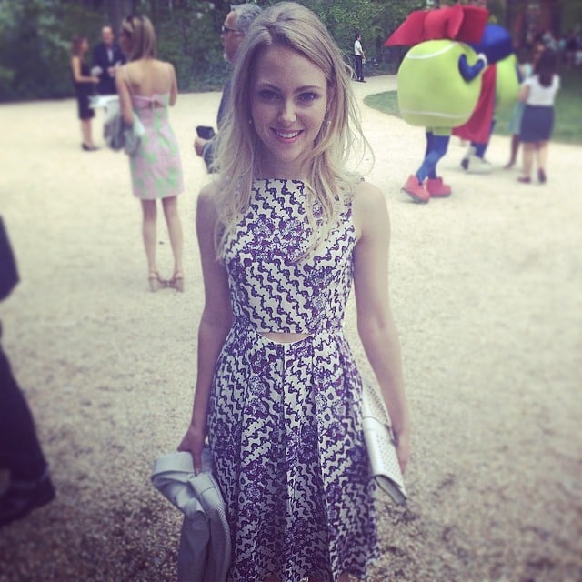 AnnaSophia Robb was lovely at the annual garden brunch.