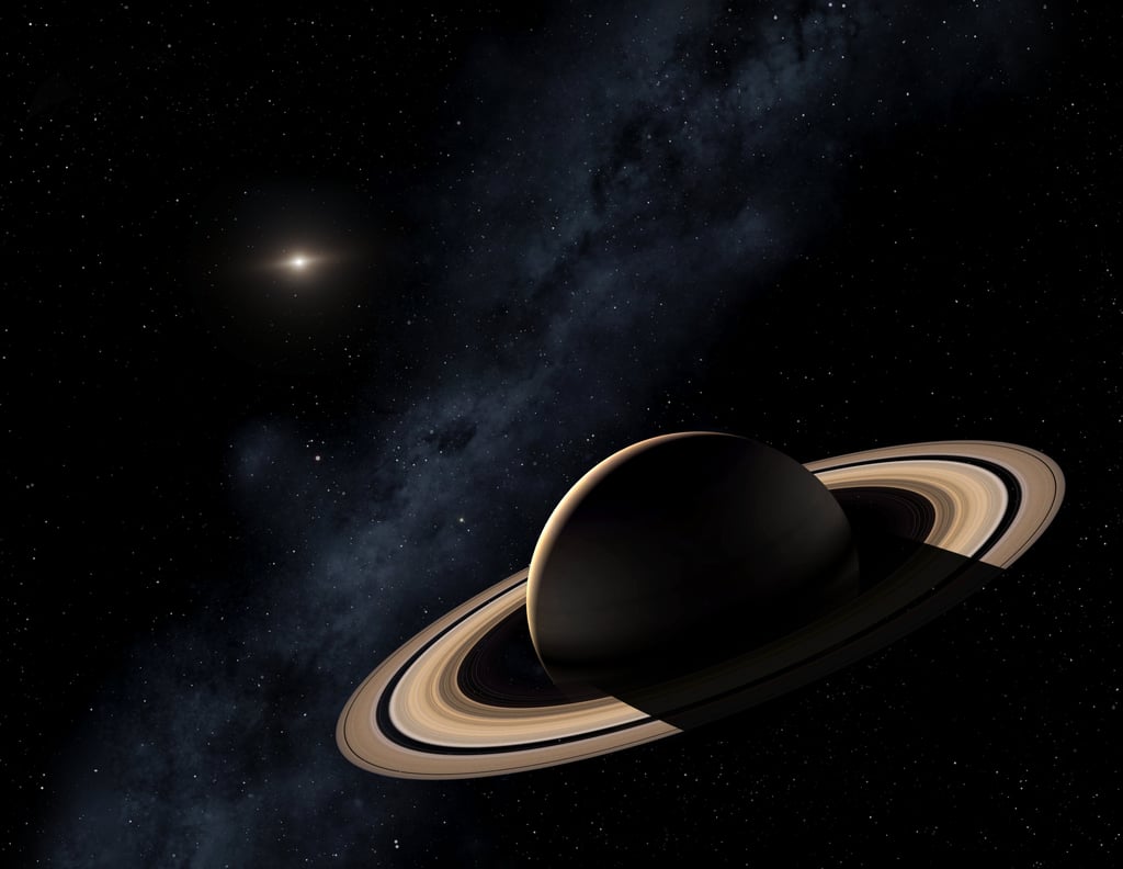 Saturn's rings aren't solid, and the particles range from the size of a grain of sand to the size of a skyscraper.