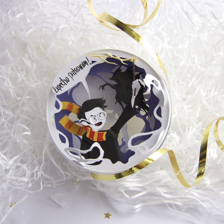 Harry Potter Paper Ornaments