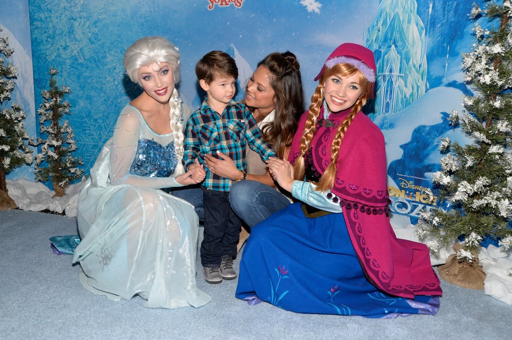 Vanessa Lachey and Son at Frozen on Ice December 2015
