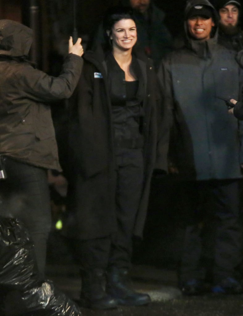 Carano was all smiles.