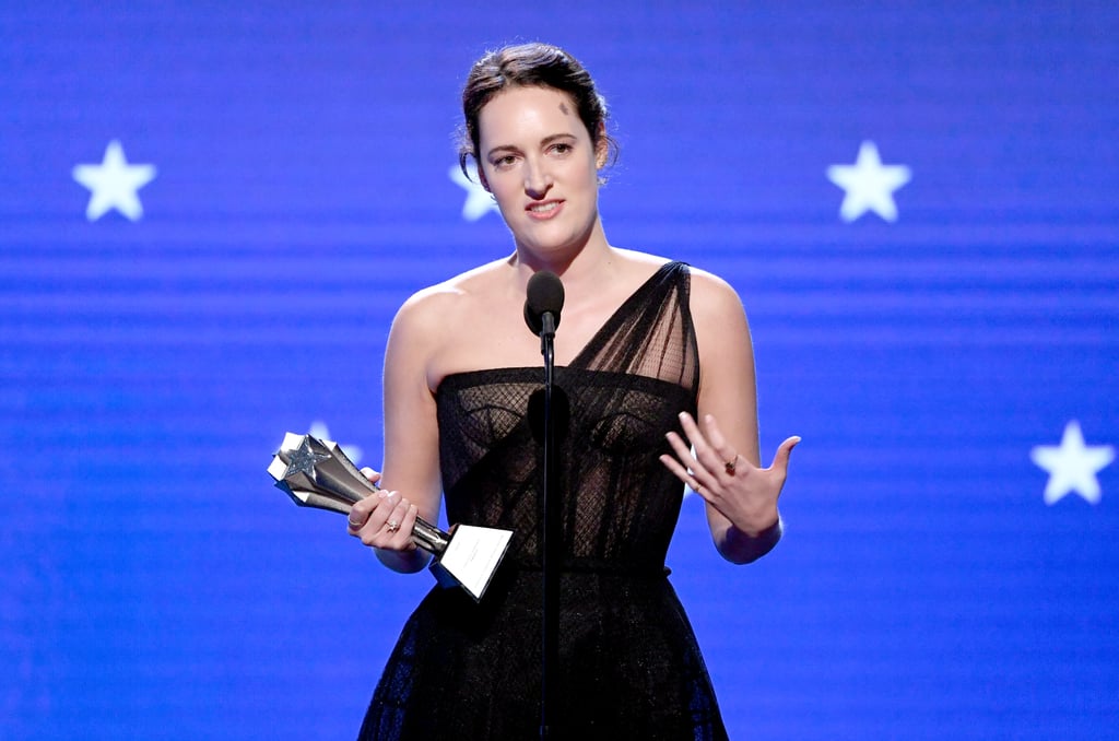 Phoebe Waller-Bridge's Black Dior Critics' Choice Dress