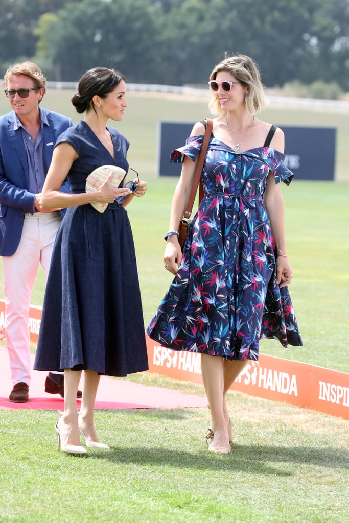 Meghan Markle Denim Carolina Herrera Dress | POPSUGAR Fashion