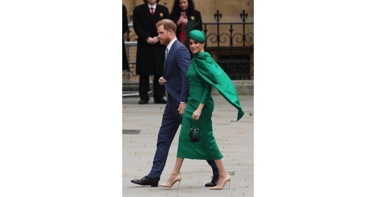 Meghan Markle At Commonwealth Day 2020 Meghan Markles Green Dress At Commonwealth Day 2020 