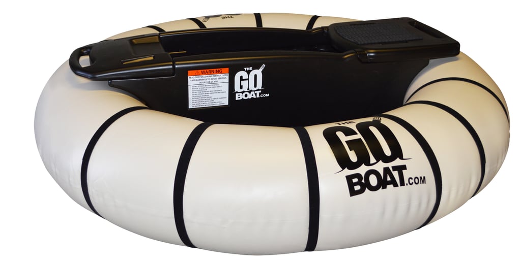 The GoBoat Motorized Pool Float in White