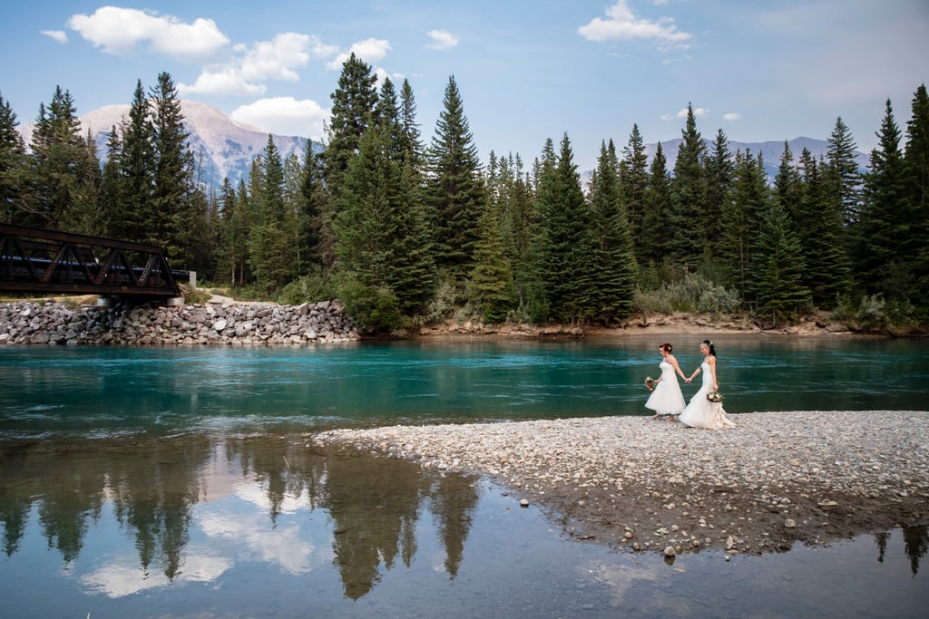 Lakeside Banff Wedding