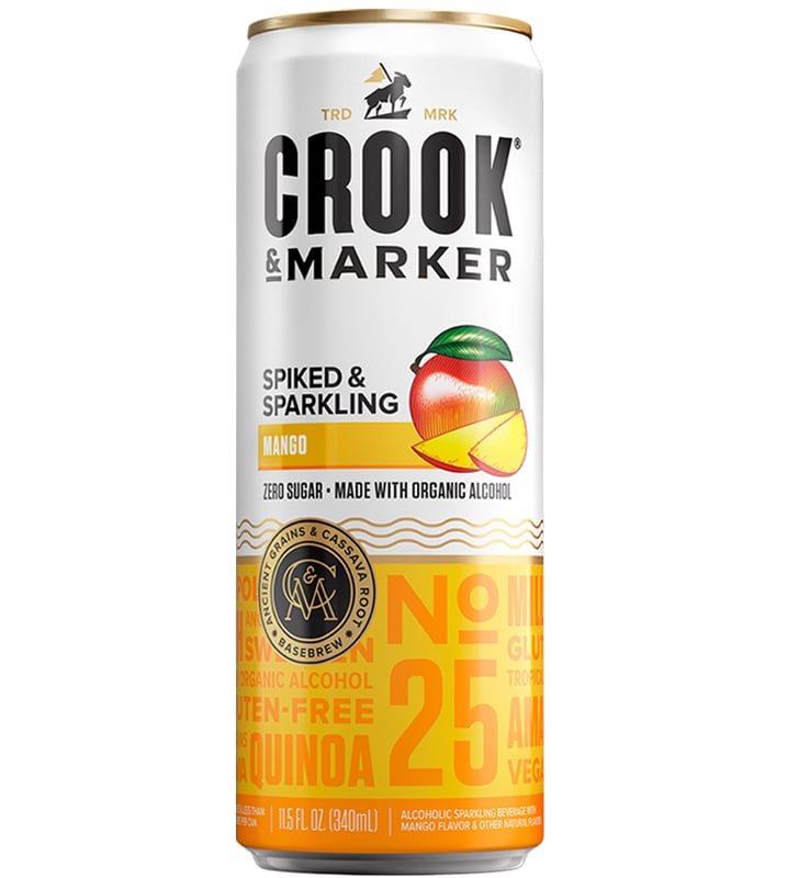 Crook & Marker Spiked & Sparkling Drink: Mango